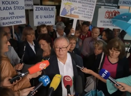 VIDEO: ZDRAVSTVENI SINDIKATI NAKON PREGOVORA S VLADOM ‘Određenih ponuda je bilo, ali ništa konkretno. Ne pristajemo na manje…’