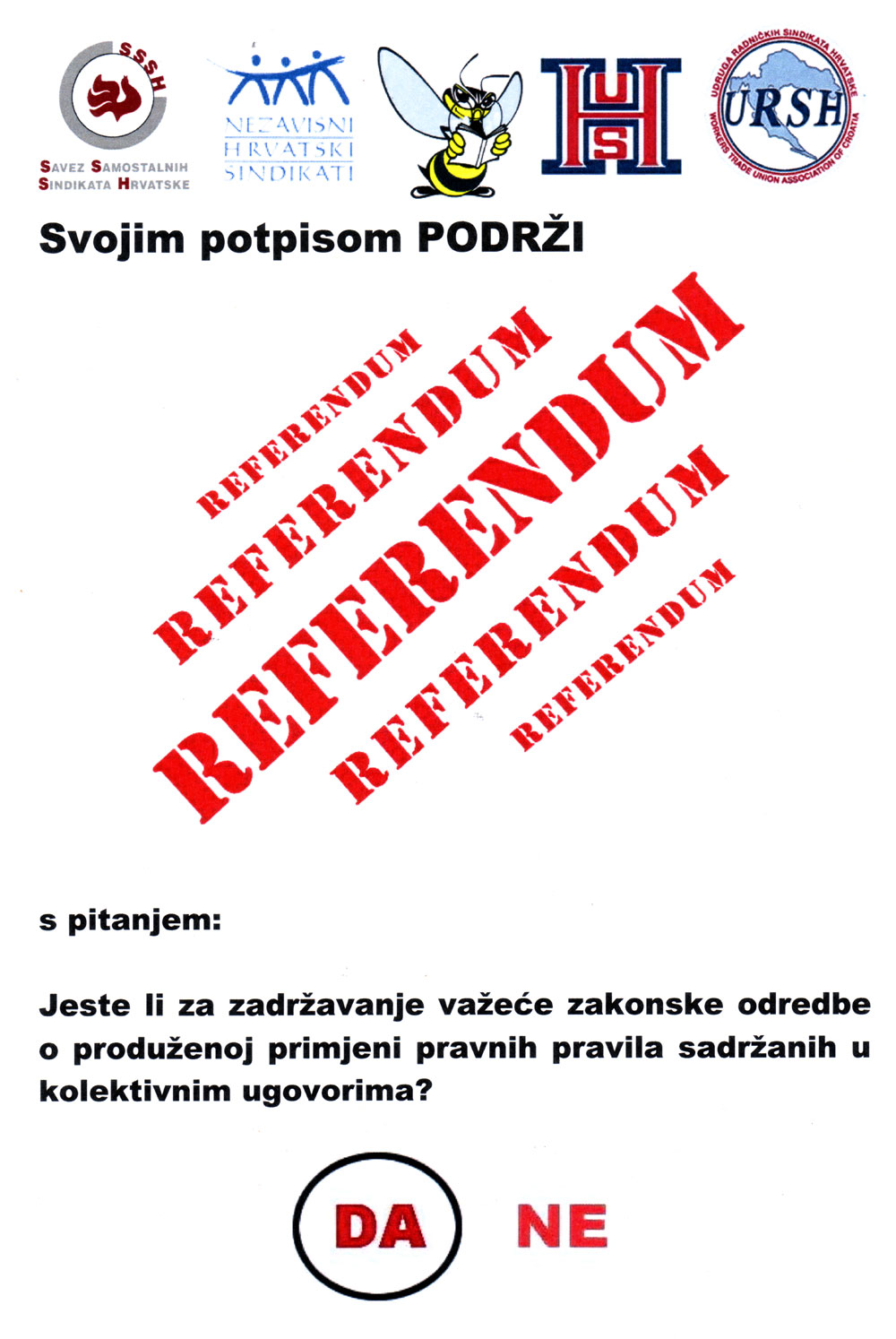 Izađi na referendum o ZOR-u!